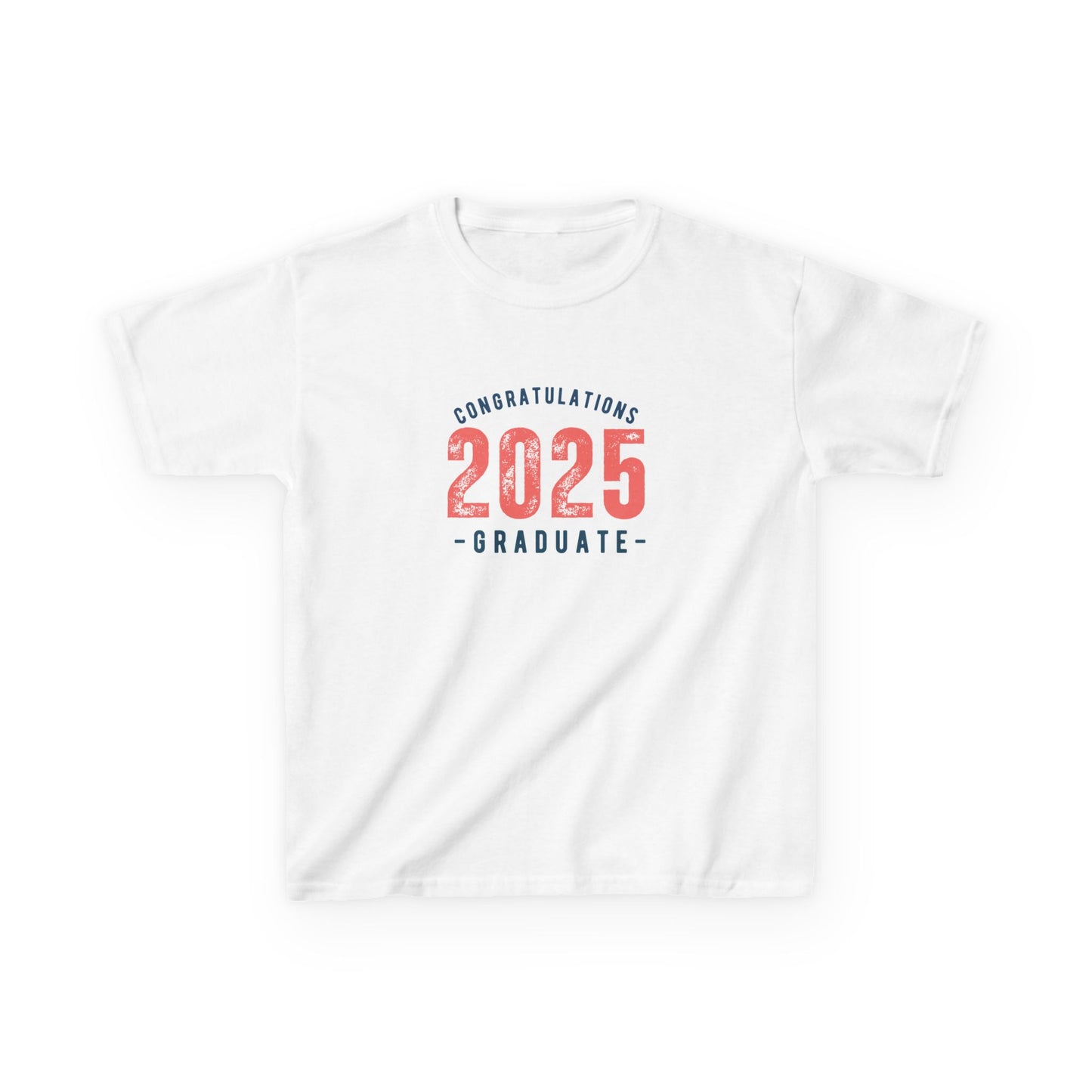 2025 Graduate Kids Cotton Tee - Celebrate Achievements!