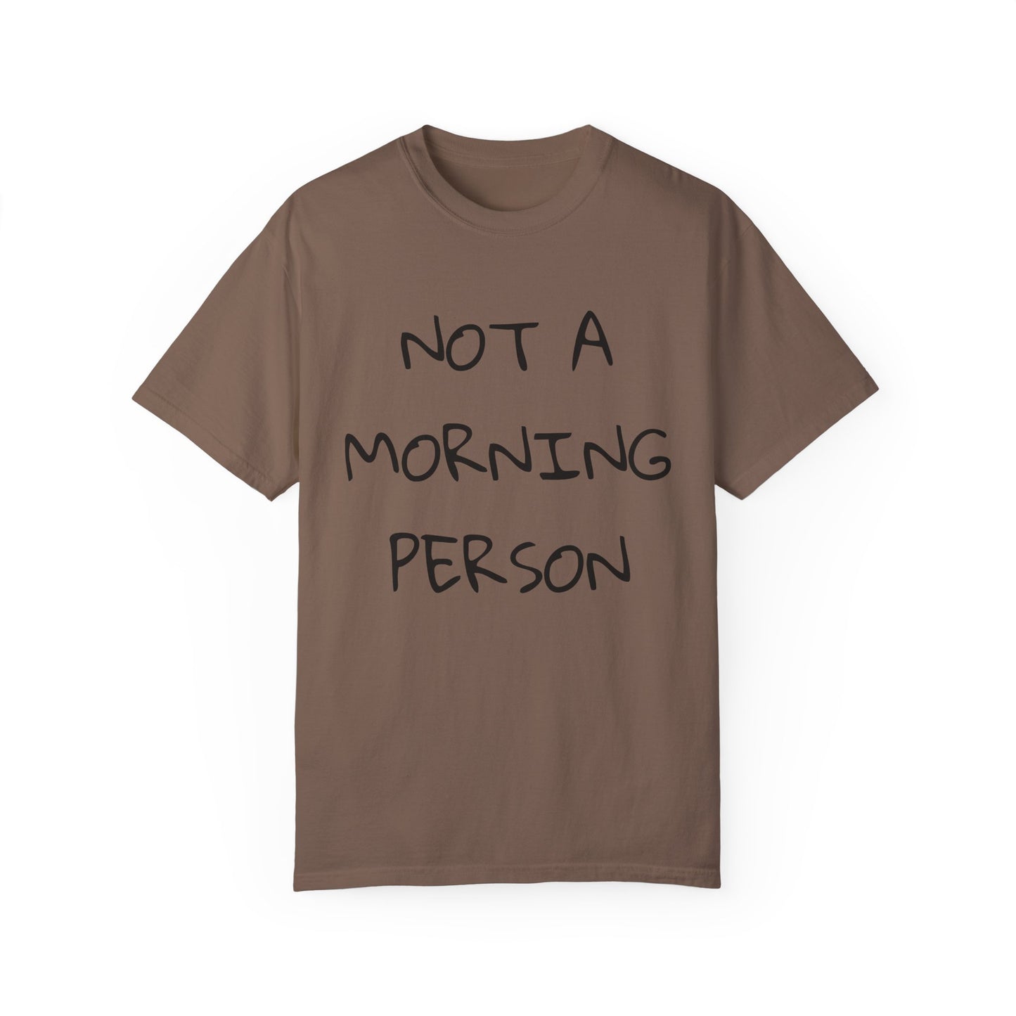 Unisex Garment-Dyed T-Shirt - 'Not a Morning Person'