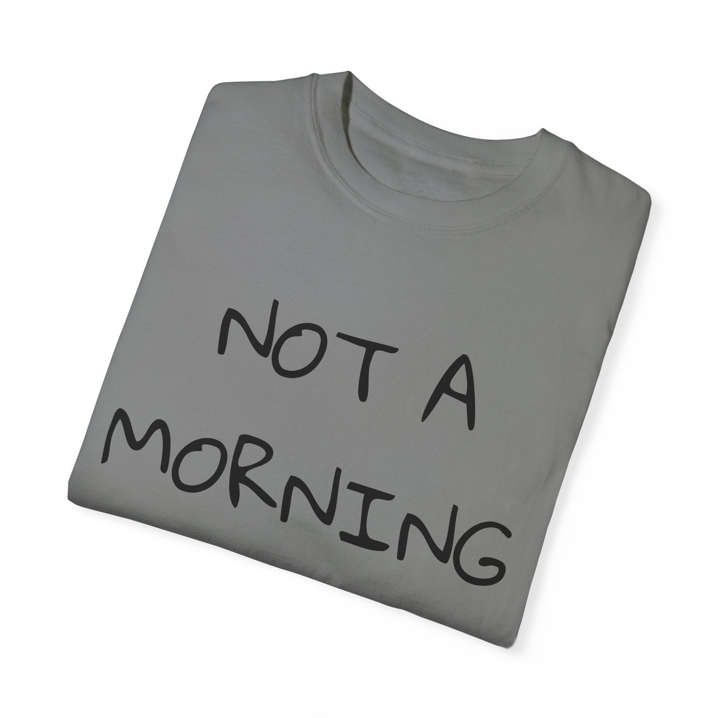 Unisex Garment-Dyed T-Shirt - 'Not a Morning Person'